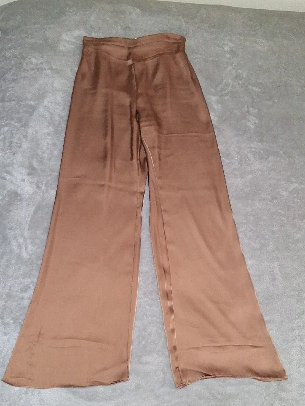 3 Cotton On Wide Leg Pull-On Pants in Brown, Cream, and Tan.
